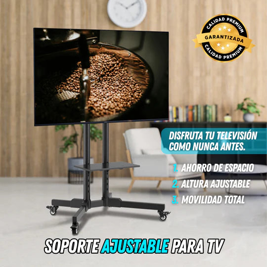 Carrito de TV móvil LED para TV de 32-70 pulgadas.